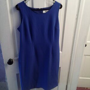 Blue mid length dress